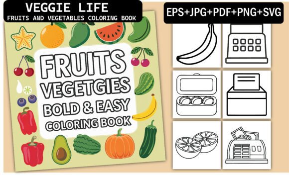 A Bold Graphics Asset for Kid-Friendly Coloring Pages