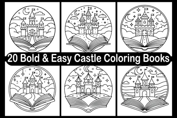 A Crafter's Review: Bold Castle Graphics for Coloring Pages