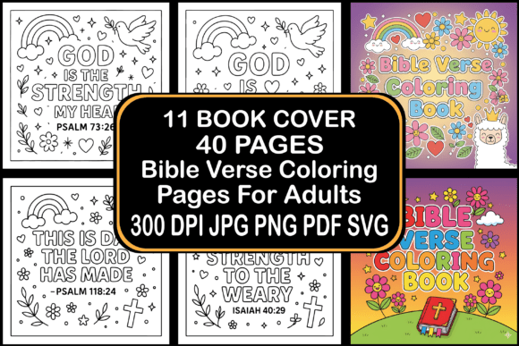A Designer's Review: Bible Verse Coloring Pages Graphics