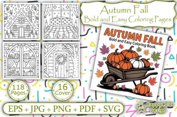 A Designer's Review of Autumn Fall Bold Easy Coloring Pages