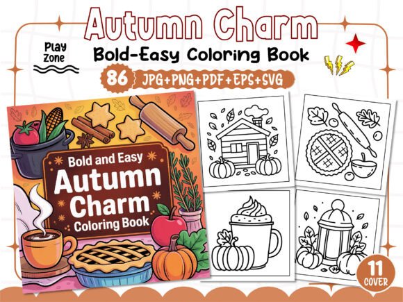 Bold Autumn Graphics for Local Branding