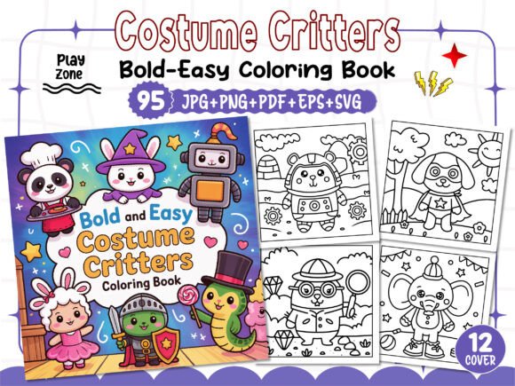 Bold Costume Critters: A Graphic Designer's Asset Review
