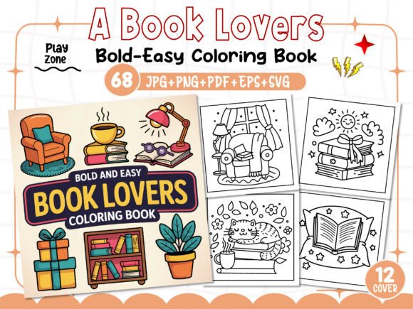 Bold Easy Book Lovers Coloring Pages: A Designer’s Asset Review
