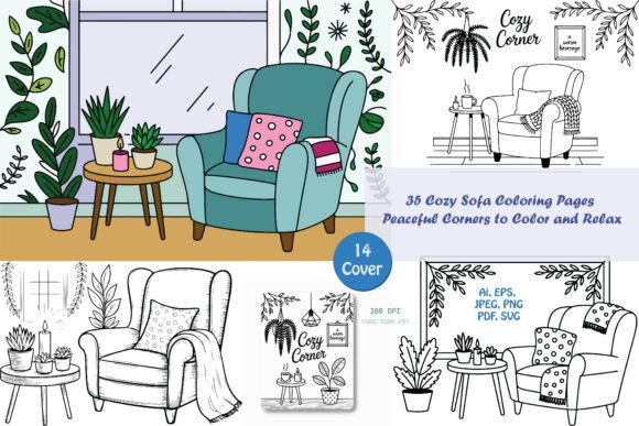 Cozy Sofa Corner Graphics: A Review for Content Publishers