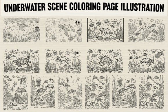 From Coloring Page to Stitched Art: An Underwater Design Review