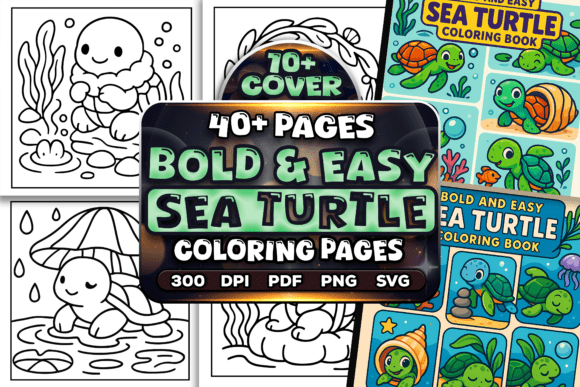 Reviewing Bold & Easy Sea Turtle Graphics as a Blog Designer
