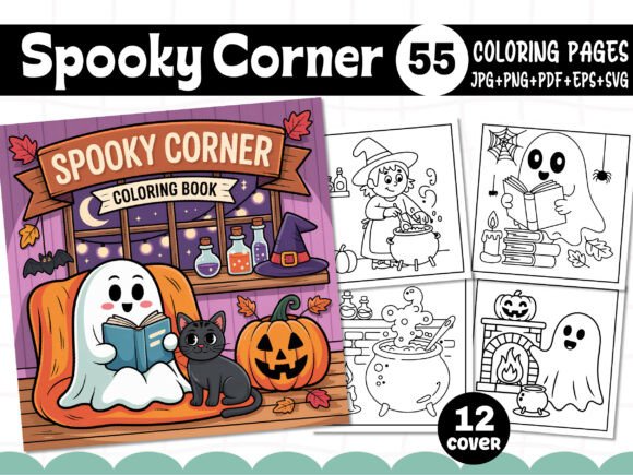 Spooky Corner Coloring Pages: A Graphic Designer's Brand Review
